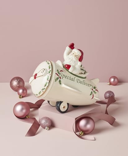 Lenox 863640 Holiday Airplane Cookie Jar