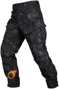 TRGPSG Men's Fleece Lined Hiking Pants Winter Tactical Pants