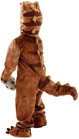Spooktacular Creations Halloween Realistic T.rex Costume Outfit Dinosaur Jumpsuit with Egg