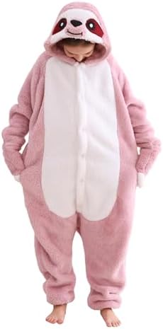 SimZoo Kids Animal Onesie Pajamas Halloween Costumes Cosplay 4-13Y