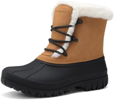 DREAM PAIRS Women's Winter Duck Snow Boots