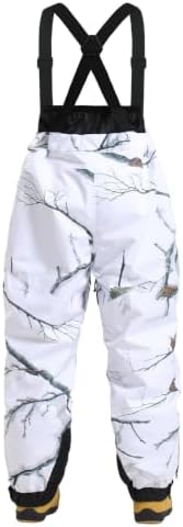 Mens Womens Baggy Snowboard Bibs Waterproof Insulated Ski Pants