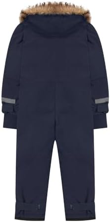 YRAETENM Snow Suit for Kids Boys Girls One Piece Snowsuit Girls and Boys Waterproof Insulated Winter Jumpsuit Coveralls