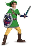 The Legend of Zelnda Link Deluxe Costume, Officially Licensed The Legend of Zelda Costume for Kids