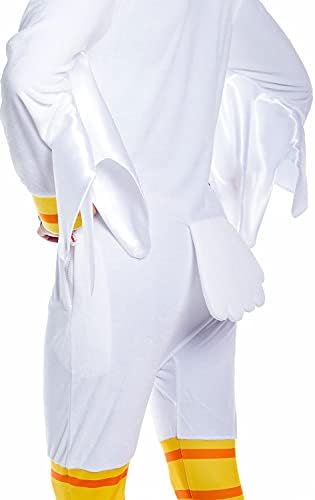 Tipsy Elves Adult Chicken Halloween Costume - Poultry Halloween Jumpsuit for Men