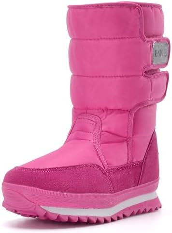 DADAWEN Women's Waterproof Frosty Snow Boot