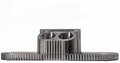 Toothbrush Rack Acrylic Countertop Toothbrush Holder Bathroom Counter Storage Box Toothbrush Makeup Brush Holder Transparent Gray Color Bathroom Toothbrush Holder(A)