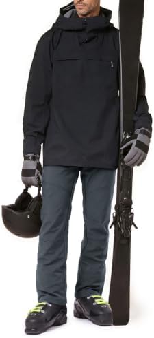 Moosehill Men's Fleece-Lined Snow Pants: Zippered Inner-Thigh Vents