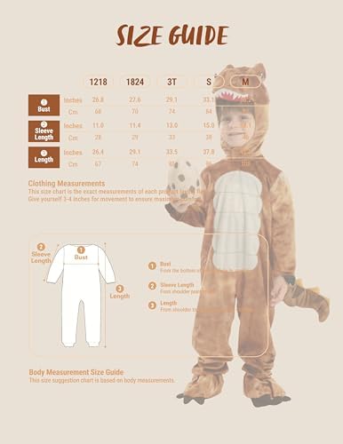 Spooktacular Creations Halloween Realistic T.rex Costume Outfit Dinosaur Jumpsuit with Egg