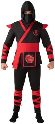 Spooktacular Creations Men Ninja Costume, Halloween Costume Adult Ninja for Halloween Cosplay Party