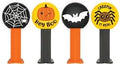 PEZ Candy Mini Halloween Candy Dispensers Trick or Treat Favors, Bag of 12, Orange, 0.32 Ounce (Pack of 1)