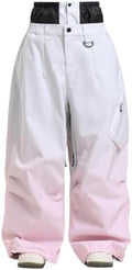 GSOU SNOW Womens Mens Snowboard Pants Baggy Snow Ski Pants for Snowsports