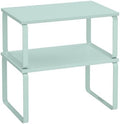 SONGMICS Cabinet Organizer Shelf, Set of 2 Spice Rack, Kitchen Storage