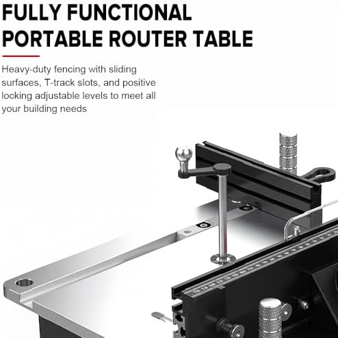 Bench Top Router Table, Full Size Portable Router Table, Workshop Table Router, Workbench Accessory Imperial