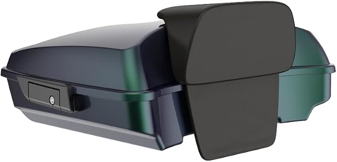 Advanblack Road Glide Tour Trunk Pack Snake Venom Razor Tour Trunk Pack Backrest Pad for '97-'25 Harley Touring Road King Street Glide Electra Glide CVO models