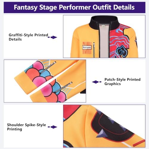 Kids Pop Star Hunter Costume Girls Halloween Costumes Demon Cosplay Outfit