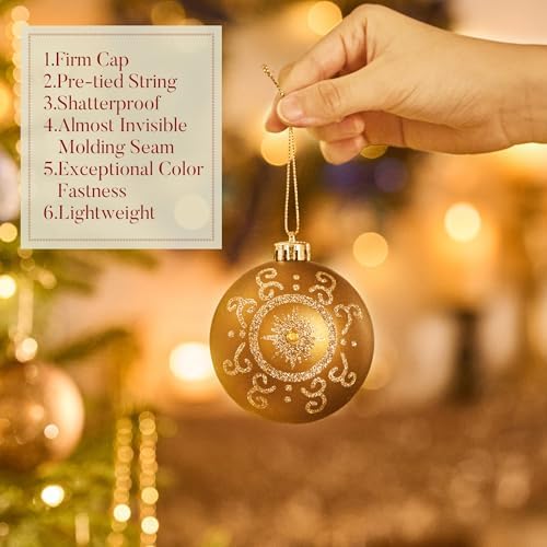 Valery Madelyn 16ct Christmas Tree Decorations Ball Ornaments 3.15 Inches