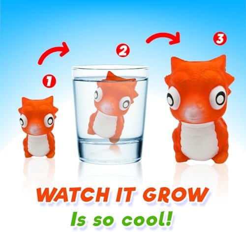 JA-RU Magic Grow Toy (24 Units Assorted) Place in Water & Grows 319-24