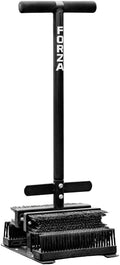 FORZA Compact Boot Scraper Tool |Brush Wiper and Cleaner Kit for Sports and Outdoor Footwear – Effective Mud and Dirt Remover for Boots Shoes and Cleats (Black, with Replacement Brushes)