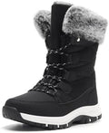 Women's Snow Boots Warm Fur Lined Anti-Slip Winter Outdoor Shoes