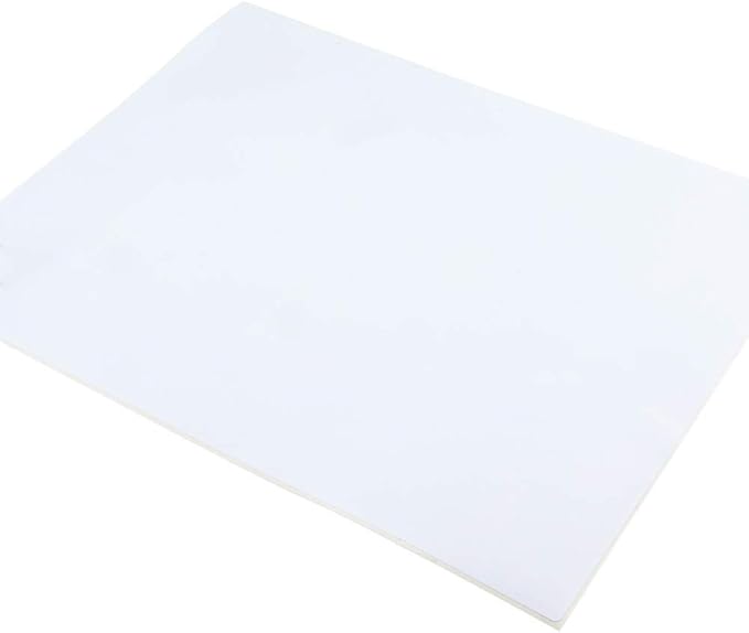 L LIKED 500 Sheets 8.5 x 11 Full Sheet Label, Matte, White Sticker Paper for Laser & Inkjet Printer, Strong Adhesive (500 PCS)