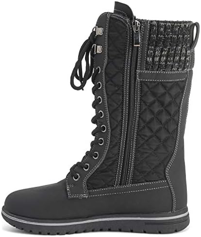 POLAR Womens Rain Thermal Warm Snow Winter Knee High Waterproof Boots
