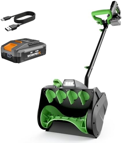 WORKPRO X Series Cordless Snow Shovel, 13-Inch, 20V Battery Included