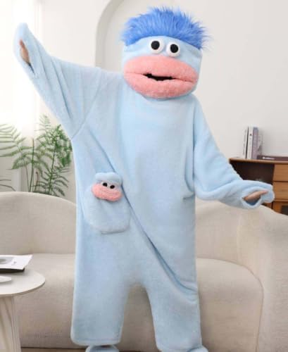 Big Mouth Monster Onesie Halloween Christmas Costume (not include shoes )