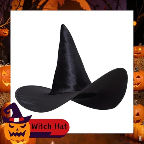 Colorful House Women Wicked Witch Costume Dress with Hat for Halloween