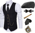 EFORLED Halloween 1920s Mens Costume 2026,Adult Gangster Mobster Outfit