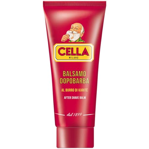 Cella Milano Luxury Italian Wet Shaving 4-Piece Grooming Bundle – Shave Cream, Pre-Shave Gel, Aftershave Balm & Aftershave Lotion | Traditional Barber Formula Since 1899