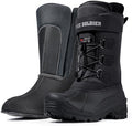 FREE SOLDIER Men's Waterproof Winter Removable Liner Insulated Outdoor Tactical Snow Boots