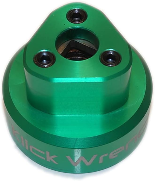 2 Stage 36mm Torque Limiting Oil Filter Wrench, Green, 6061-T6 Aluminum