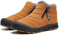 Jakcuz Women Snow Boots Water-resistant Side Zipper
