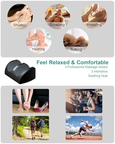 LINGTENG Shiatsu Foot Massager with Heat, FSA Eligible HSA Foot Massager