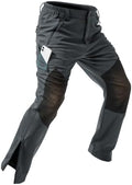 Moosehill Mens Fleece-Lined Snow Pants: Extended Leg Zippers