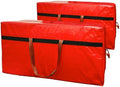 WFK 2 Pack 7FT Christmas Tree Storage Bag Waterproof Tree Bag Red