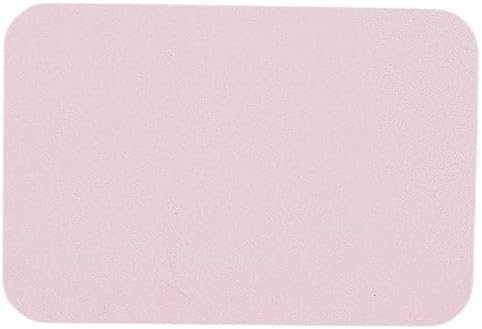 TYUU Pink Bath Mat, Bathroom Rugs Non Slip Washable Thin Absorbent Quick Dry Bath Mat Fits Under Door Bathroom Floor Mat Perfect for Bath, Shower, or Sink 16"x24" Pink