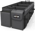 HOTOR Trunk Organizer - Foldable Car Organizer for SUVs & Sedans Storage