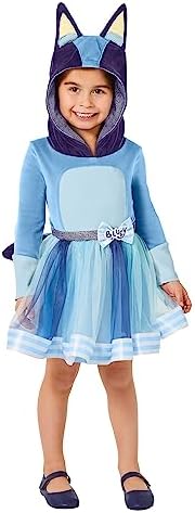 Spirit Halloween Bluey Toddler Girls Costume | Officially Licensed | Theatrical Halloween Outfit