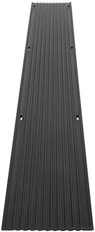 Black Ice 7' x 10" Snowmobile Trailer Ski Guides for Transporting Trailers and Truck Beds - Heavy-Duty Outdoor Accessories for Friction-Free Loading and Transport