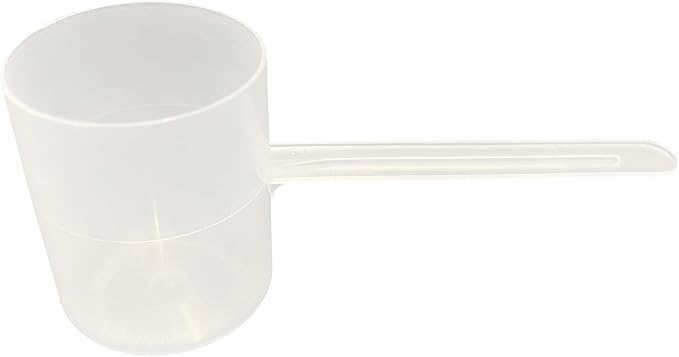 82 mL (82 CC | 2.77 Oz.) Long Handle Plastic Measuring Scoop for Coffee, Protein Powder, Pet Food, Spices, Grains, Dry Goods – Food-Grade BPA-Free (Pack of 1)