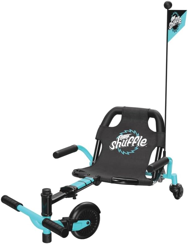 Razor Crazy Cart Shuffle – Kid-Powered Drifting Go-Kart for Ages 4+, Crazy Cart Drift Bar Technology, Adjustable Frame with 5 Length Settings