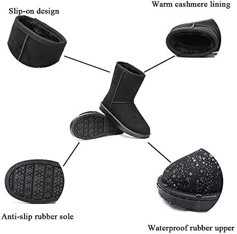 DKSUKO Women's Classic Waterproof Snow Boots Winter Boots