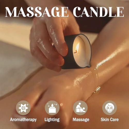 12pcs Massage Oil Candle,Moisturising Natural Soybeans Gift Sets