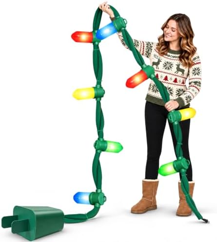 DIY Jumbo Christmas String Lights, 13.5FT 8 Giant Bulbs, Multicolor