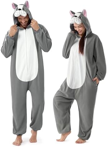 Spooktacular Creations Halloween Dalmatian Dragon Cow Costume, Animal Costume Hooded Jumpsuit for Halloween Cosplay Party