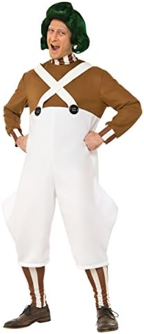 Rubies at Party City Willy Wonka and the Chocolate Factory: Oompa Loompa Costume for Adults, Men's Costume