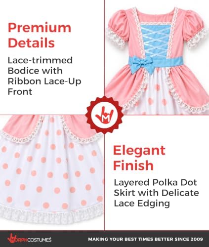 Morph Costume Pastel Shepherdess Dress Costume Girls