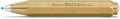 Kaweco BRASS SPORT Ball Pen I Retractable Ballpoint Pen with Standard D1 Refills in a nostalgic Tin Box I Metal Ball Pen 10.5 cm